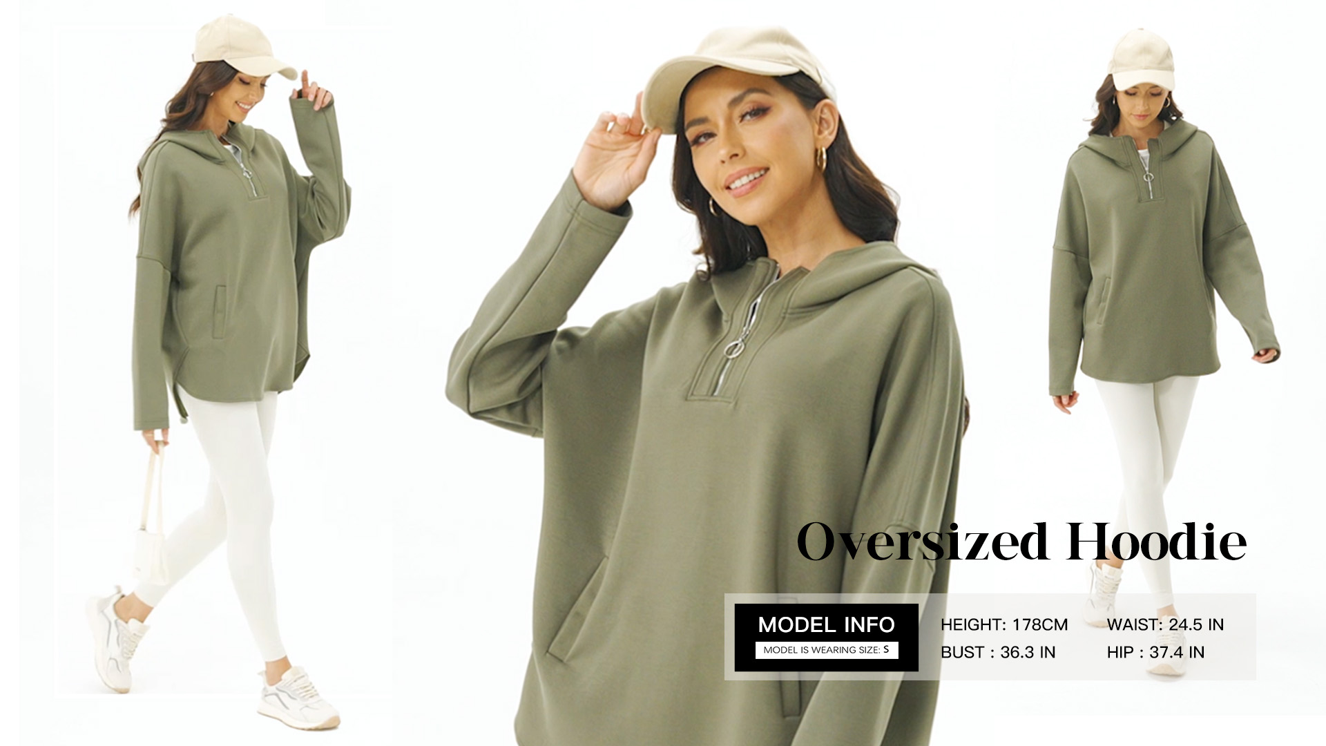 EVALESS Womens Hoodies 2025 Fashion Trendy Casual V Neck Long